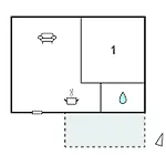 1 Bedroom Cozy In *